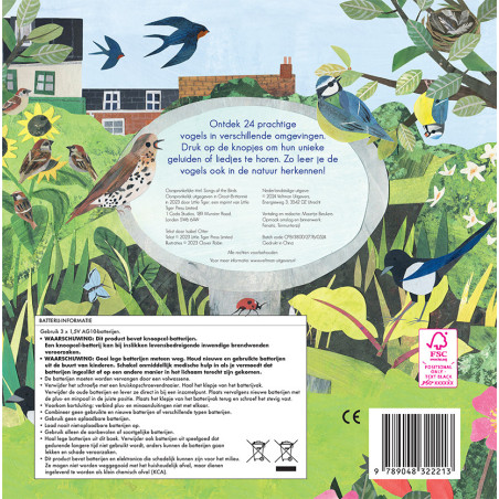 24 unieke vogelgeluiden & liedjes