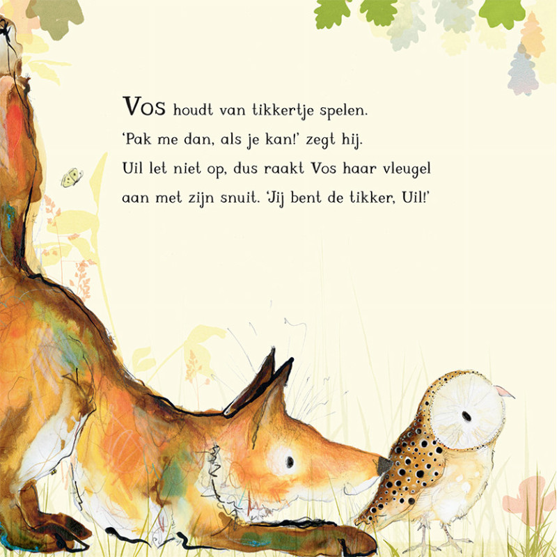 Haas, Uil & Vos spelen tikkertje