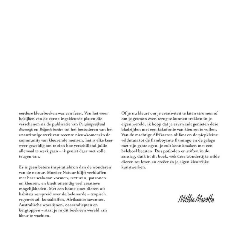 Kleurboek Millie Marotta - Wonderlijke wildernis