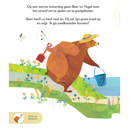 Beer en Vogel verkennen de kust