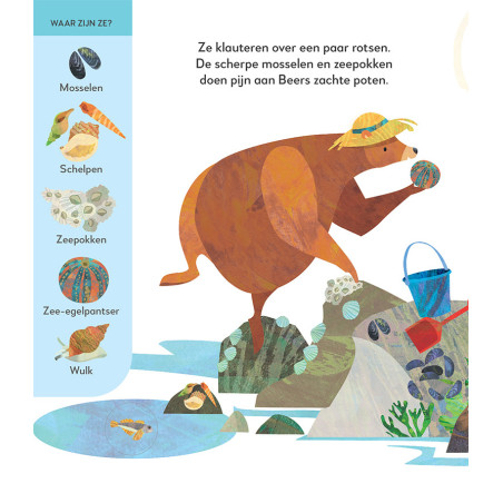 Beer en Vogel verkennen de kust