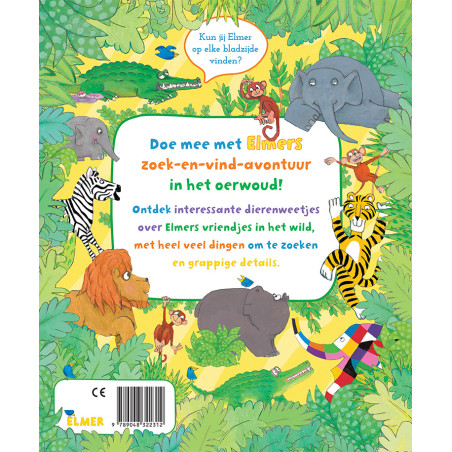 Elmer zoek en vind - Dieren