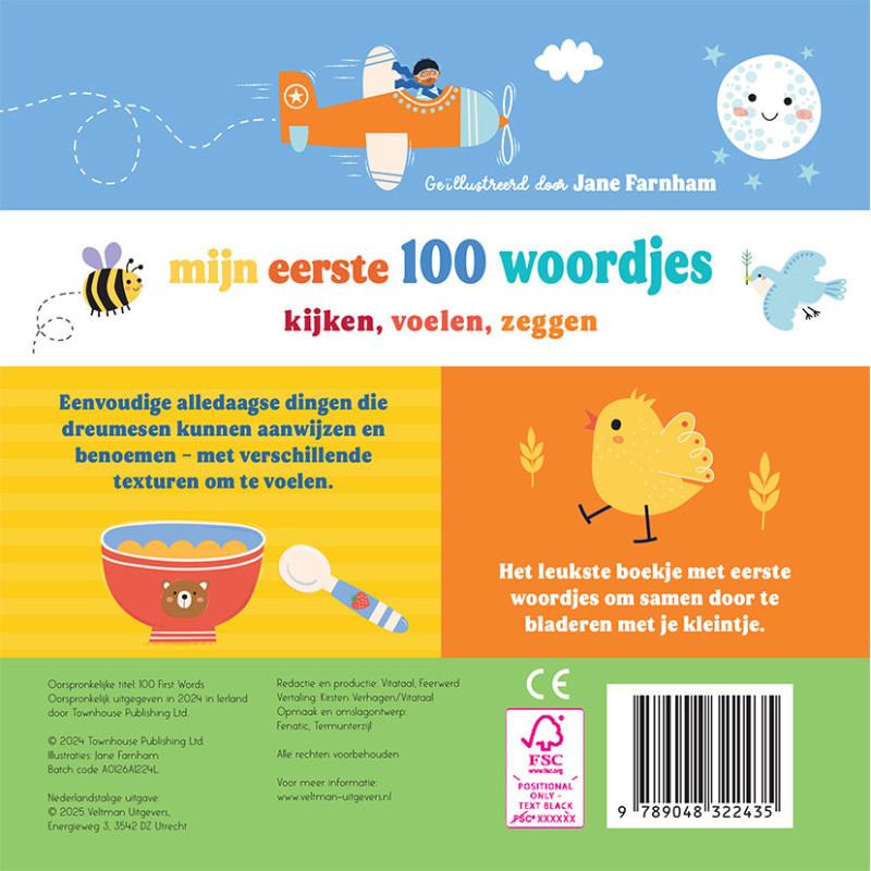 Mijn eerste 100 woordjes - kijken, voelen, zeggen
