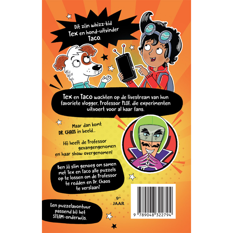 Tex & Taco en Professor PLOF - een avontuur met puzzels