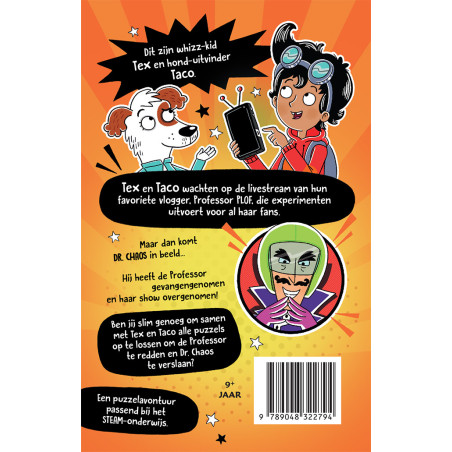 Tex & Taco en Professor PLOF - een avontuur met puzzels