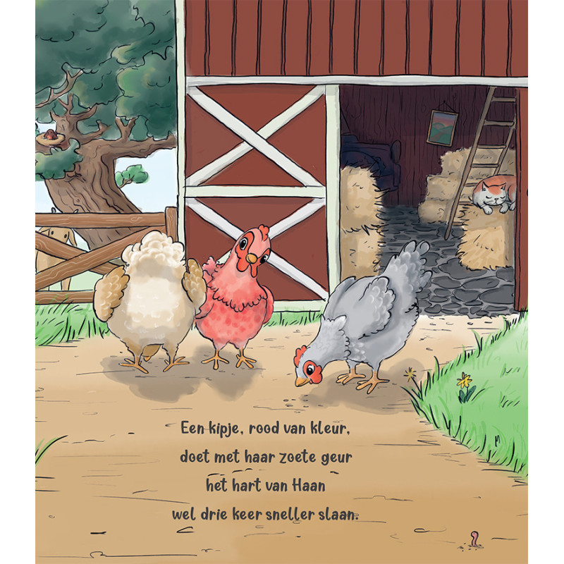 Rood Kipje en de zeven eitjes