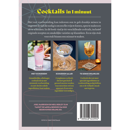 Cocktails in 1 minuut