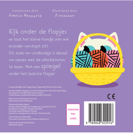 Lief klein hondje, wat zie je daar?