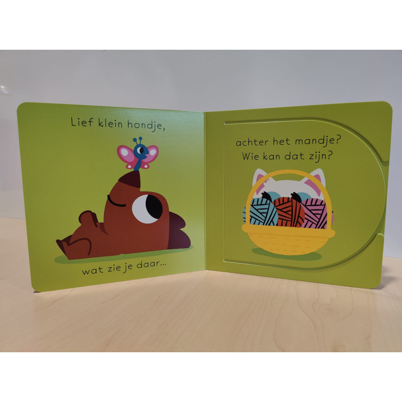 Lief klein hondje, wat zie je daar?