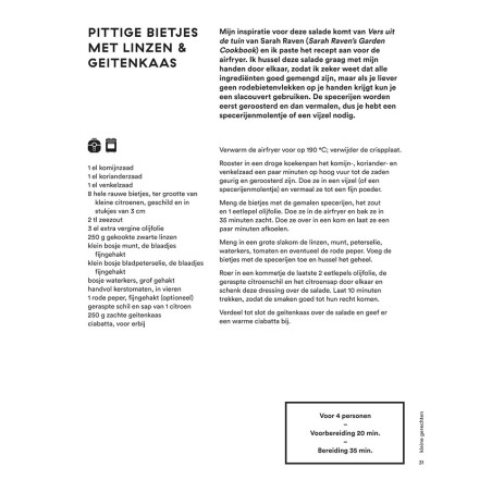 Veggie airfryer recepten