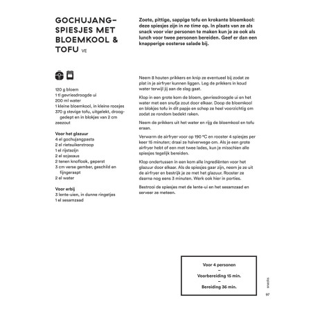 Veggie airfryer recepten