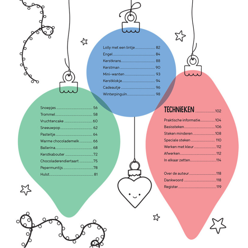 Kawaii haken voor Kerst