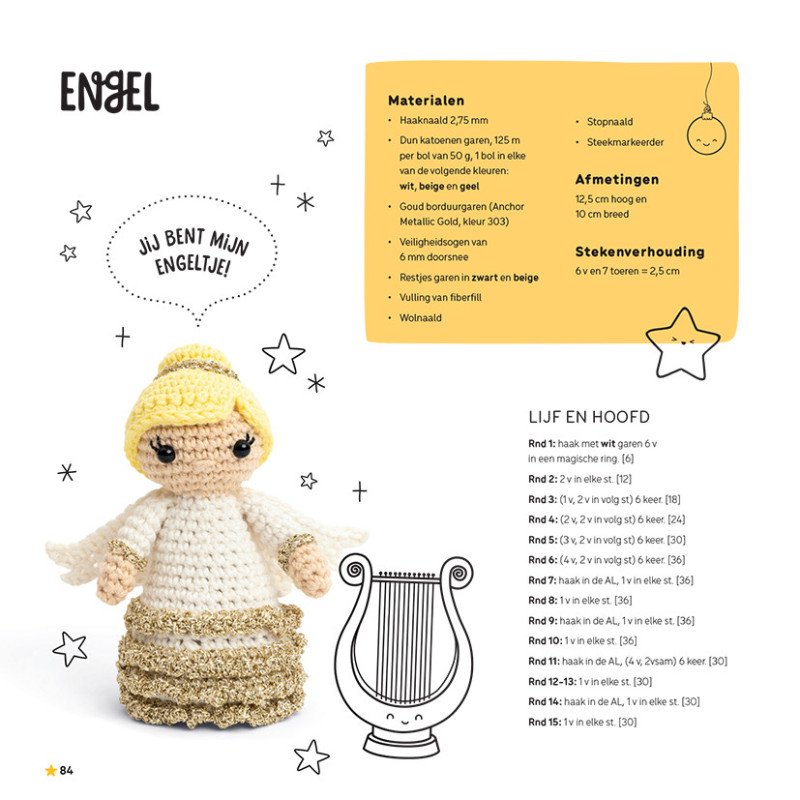 Kawaii haken voor Kerst