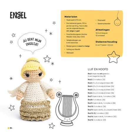 Kawaii haken voor Kerst