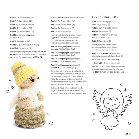 Kawaii haken voor Kerst