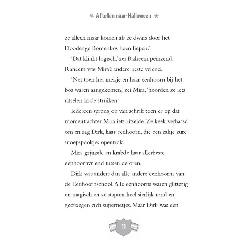 De enorm eigenwijze eenhoorn en de spookachtige verrassing