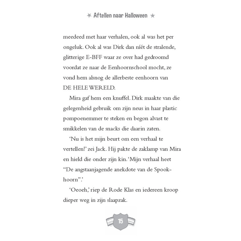 De enorm eigenwijze eenhoorn en de spookachtige verrassing