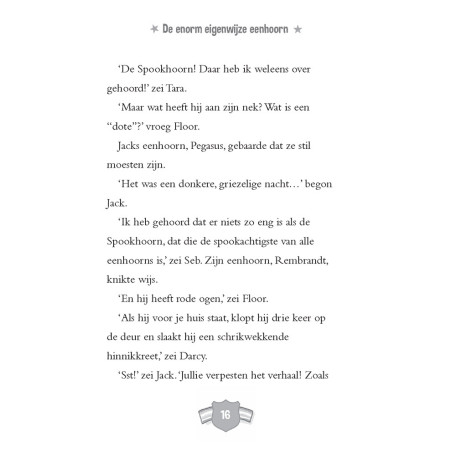 De enorm eigenwijze eenhoorn en de spookachtige verrassing