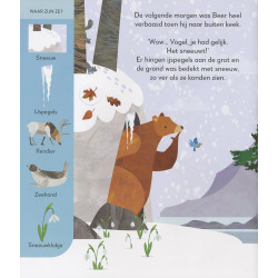 Beer en Vogel gaan op avontuur in Winterwonderland