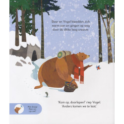 Beer en Vogel gaan op avontuur in Winterwonderland