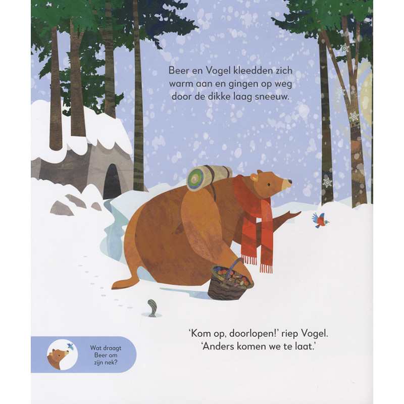 Beer en Vogel gaan op avontuur in Winterwonderland