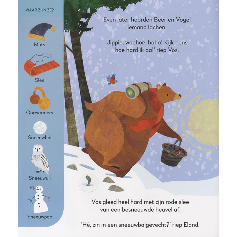 Beer en Vogel gaan op avontuur in Winterwonderland