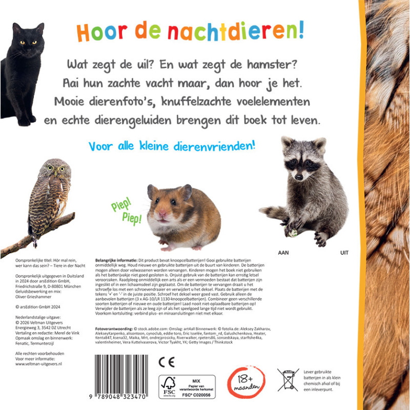 Welk dier hoor ik hier? - Nachtdieren