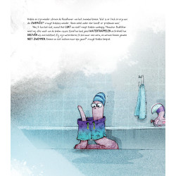 Robbie Regenworm op zwemles!