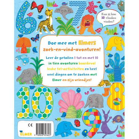 Elmer zoek en vind - Getallen