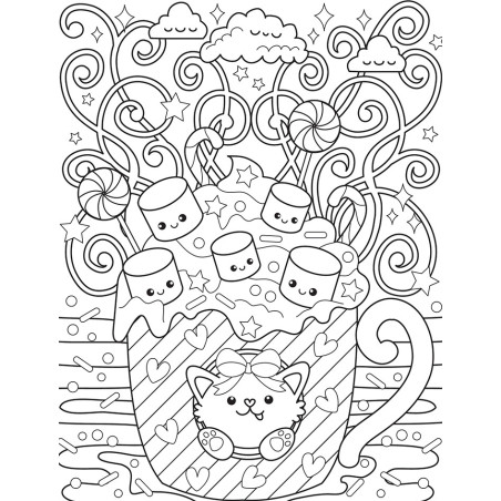 Café Cuties - Cozy Kleurboek