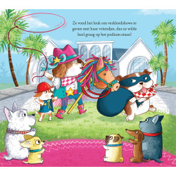 Fiene de Filmster -  op het podium