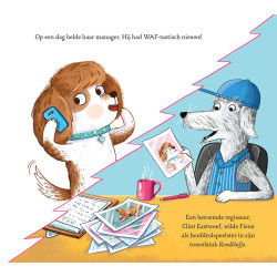 Fiene de Filmster -  op het podium