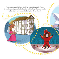 Fiene de Filmster -  op het podium