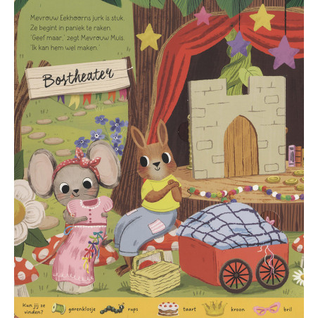 Mevrouw Muis klust erop los!