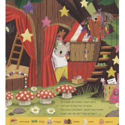 Mevrouw Muis klust erop los!