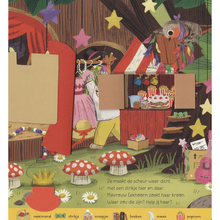 Mevrouw Muis klust erop los!