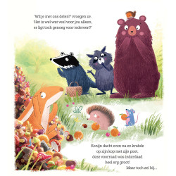 Konijn deelt liever niet