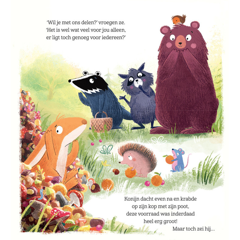 Konijn deelt liever niet