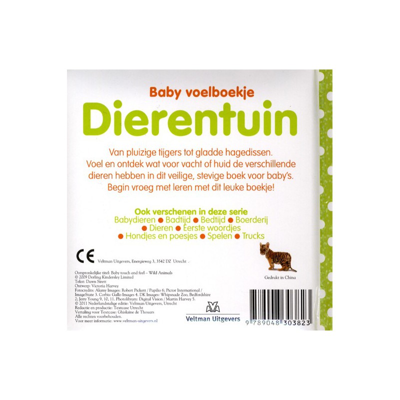 Baby voelboekje: Dierentuin