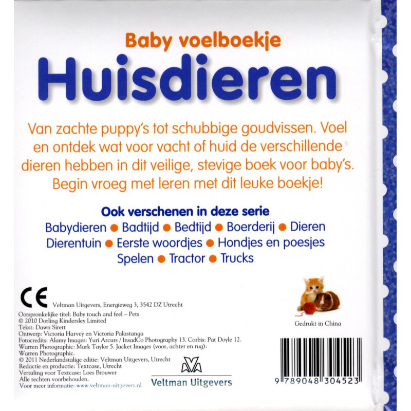 Baby voelboekje: Huisdieren