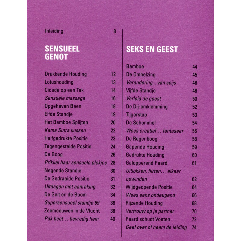 Kama Sutra zakboekje