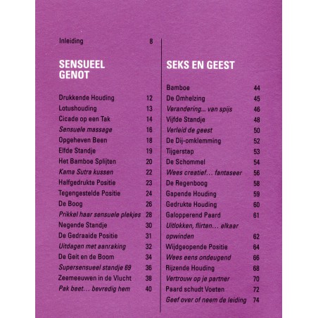 Kama Sutra zakboekje