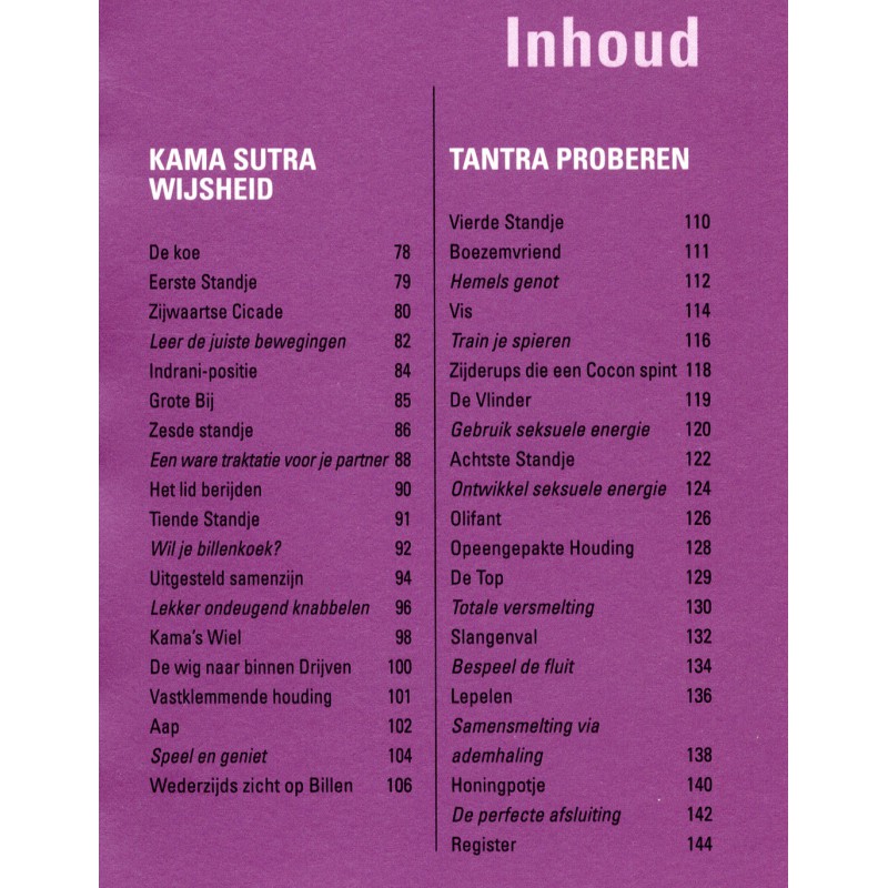 Kama Sutra zakboekje