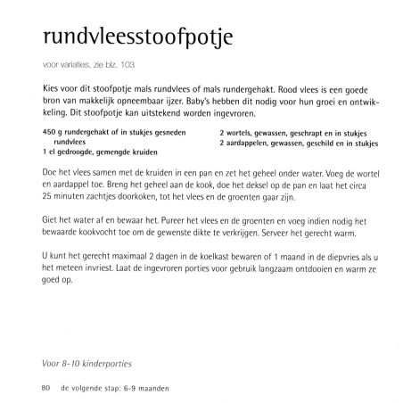 500 baby & peuter recepten