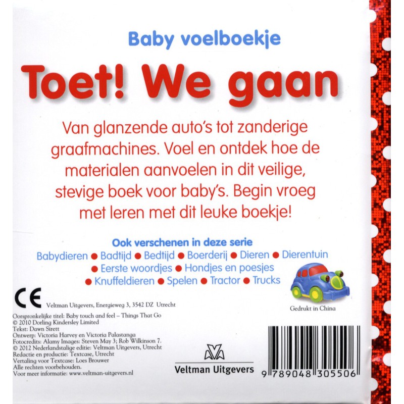 Baby voelboekje: Toet! We gaan
