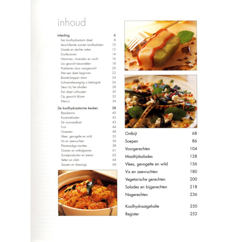 Minibijbel Koolhydraatarme gerechten