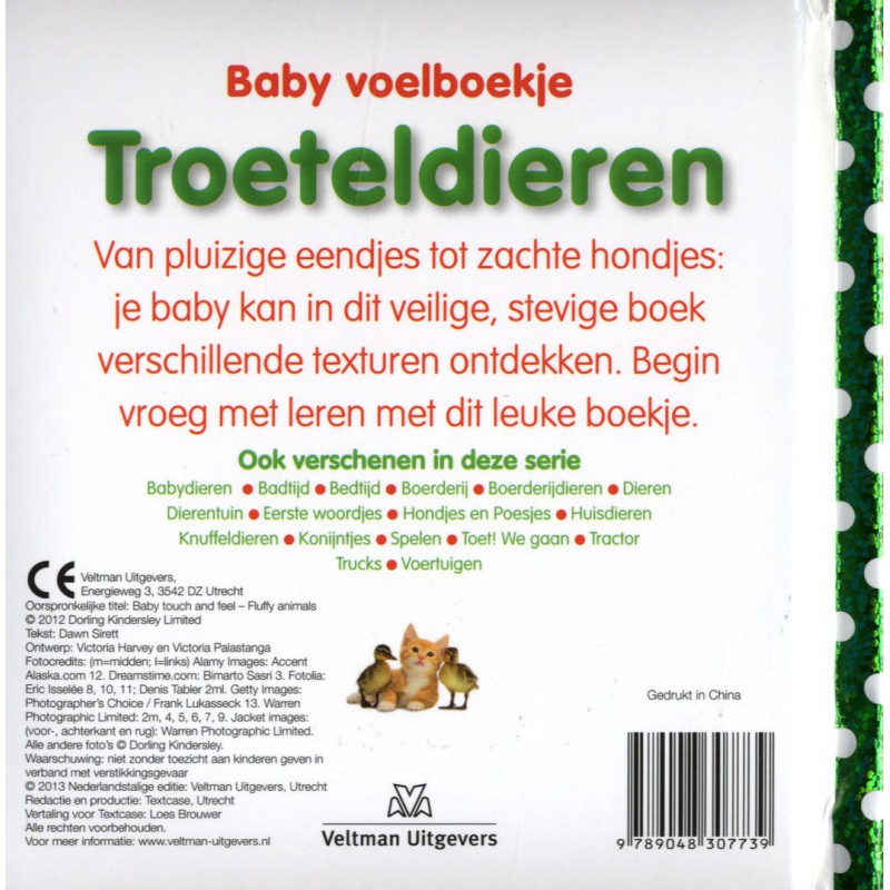 Baby voelboekje: Troeteldieren