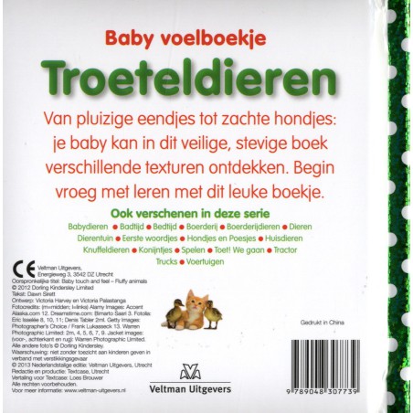 Baby voelboekje: Troeteldieren
