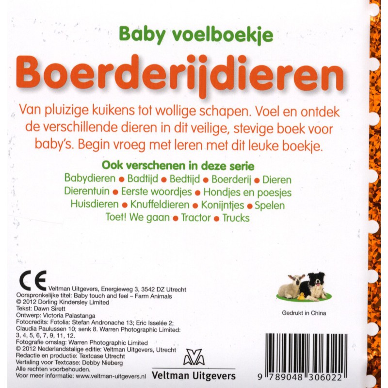 Baby voelboekje: Boerderijdieren